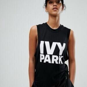 Ivy Park Athletic Shirt Muscle T-shirt, size medium, black